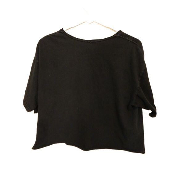 Marvel cropped women's small black tank top. 1 mil a merc. Spiderman. - Picture 3 of 4